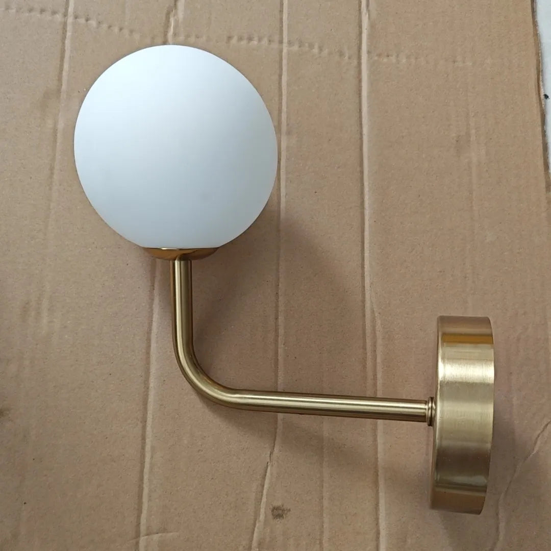 NordicLuxe Glass Wall Lamp Modern | Wall Lamp | Led | glass/metal | 90V - 260V | Elegant Wall Illumination