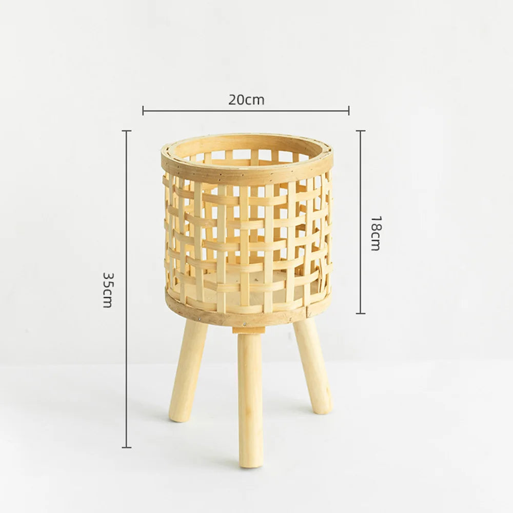 Nordic Pastoral Handmade Braid Rattan Bamboo | Decorative Item | straw | Elegant Home Decor
