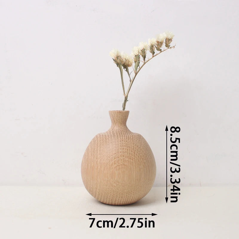 Wood Decorative Plant Pots Dry Flower | Vase | wood | Elegant Home Decor