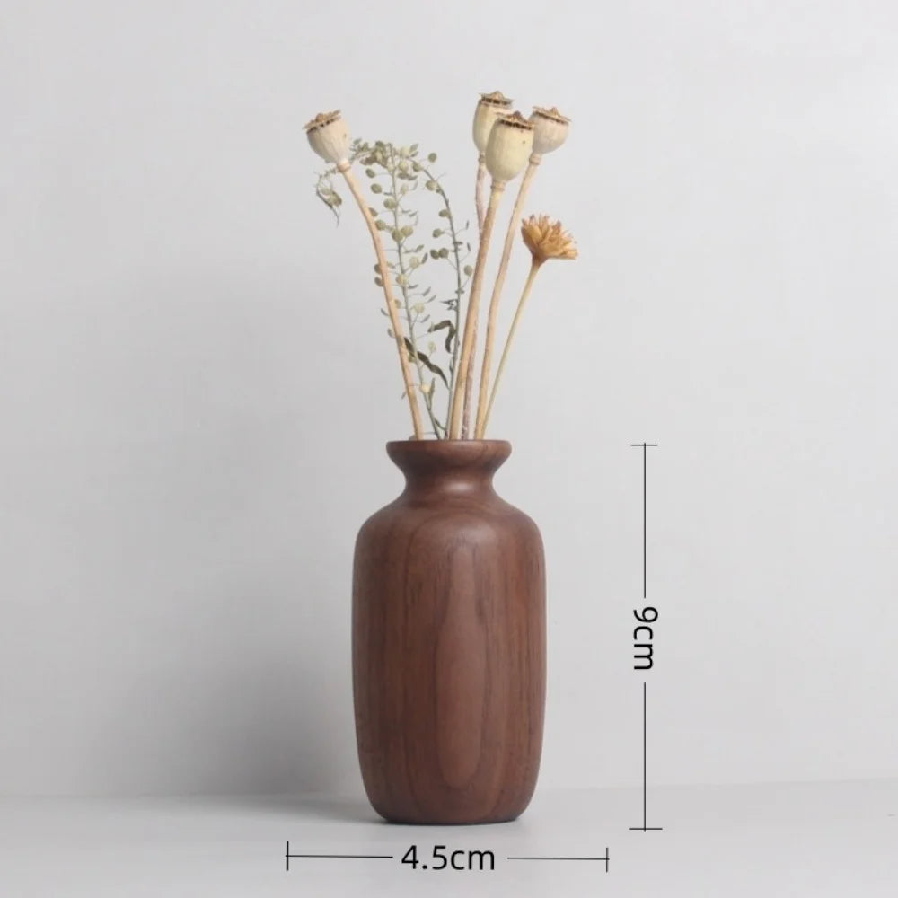 Elegant Wooden Vase Wooden Vase Sophisticated | Vase | wood | Elegant Home Decor