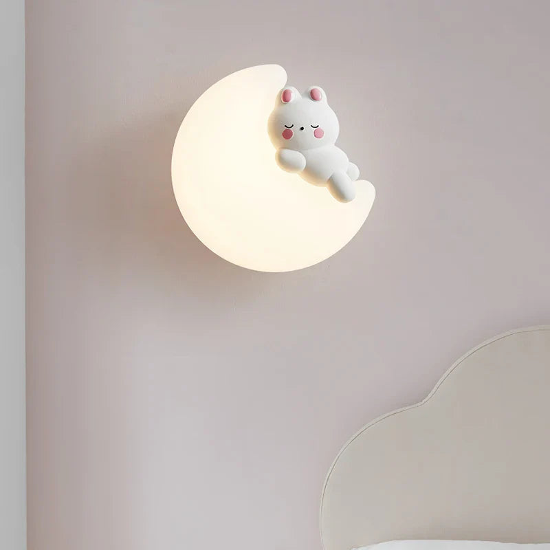 MoonAnimal Creative Moon Lamp Children's | Lighting | Led | Warm White | metal | 12W | 20V - 220V - 240V | Premium Lighting Solution