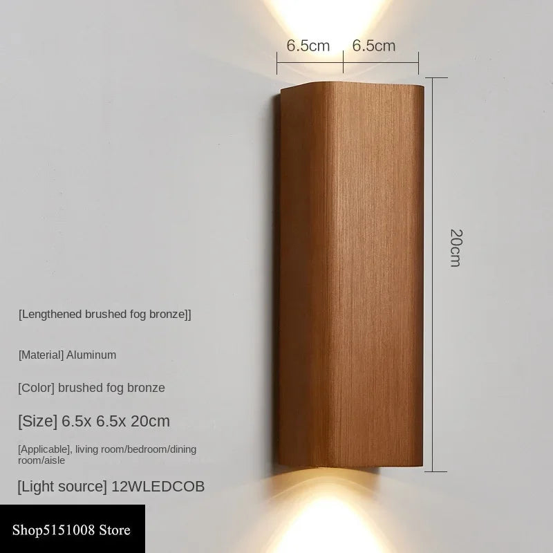 GlowLuxe Modern Wall Lamp Bedroom | Wall Lamp | Led | Aluminum/Acrylic | 85-265V | Elegant Wall Illumination
