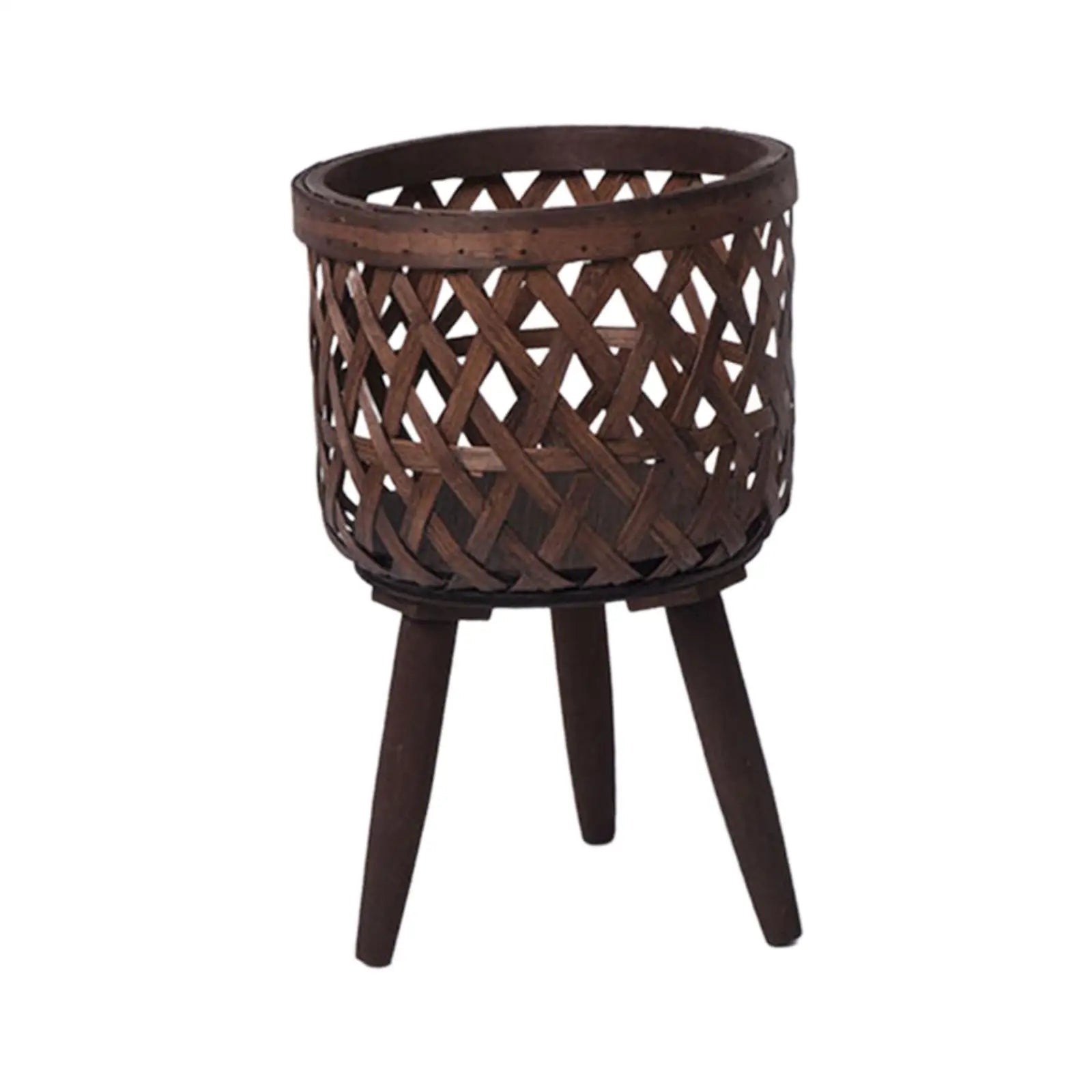 Split Rattan Basket Floor Planter for | Decorative Item | straw | Elegant Home Decor