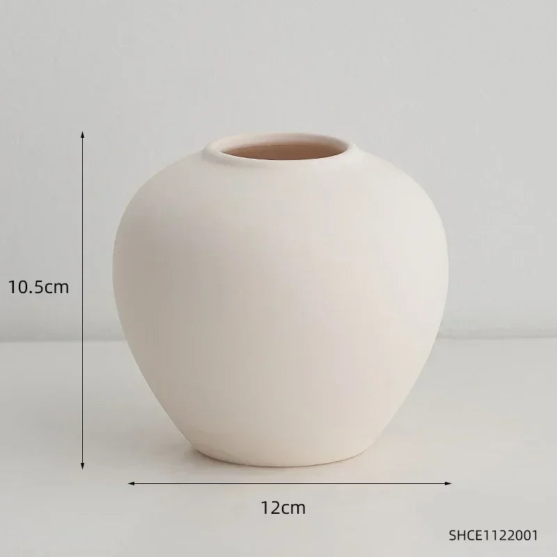 Smooth Sphere Vase Contemporary Desk Vase | Vase | ceramic | Elegant Home Decor