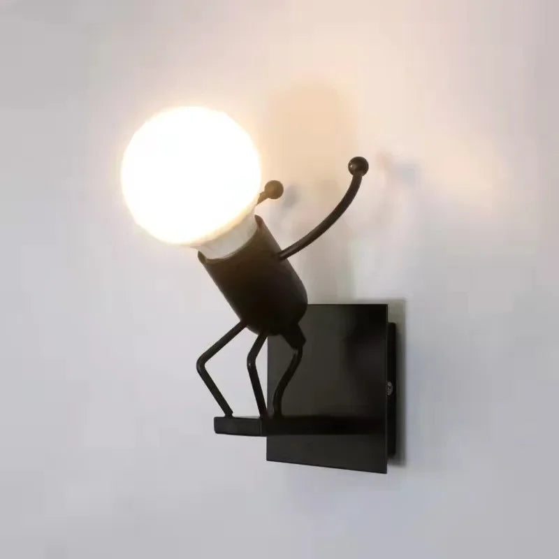 RobotLight Modern Sconce Children's Rooms | Wall Lamp | Led | metal | 85V - 265V | Elegant Wall Illumination