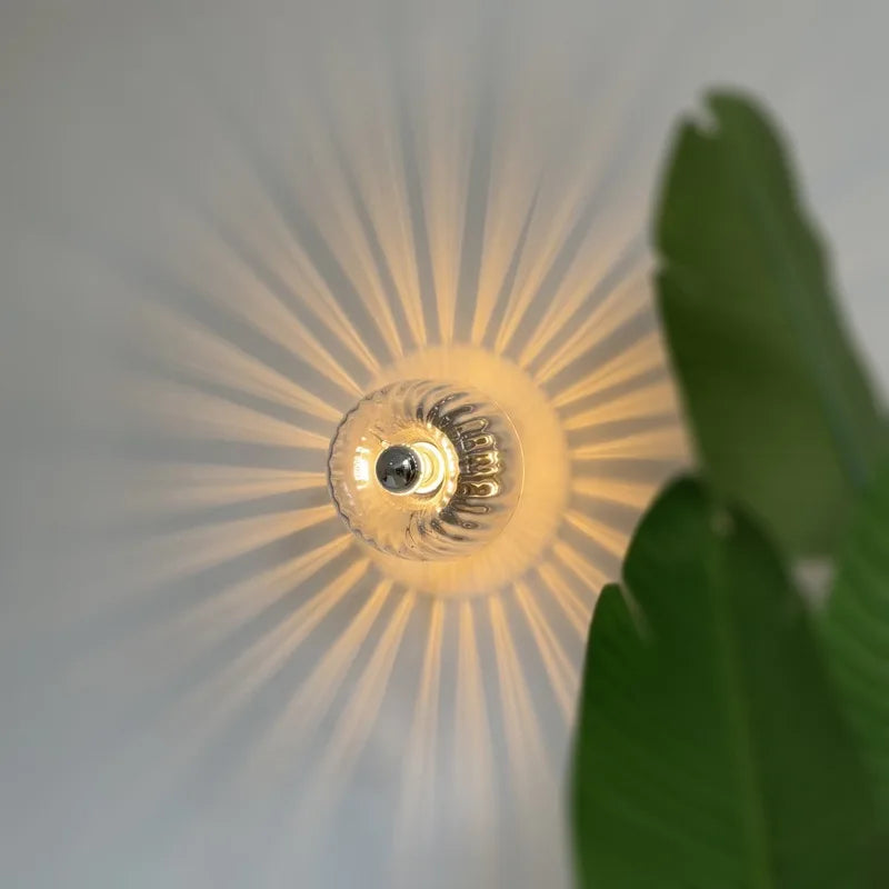 BauhausLicht Glass Wall Lamp | Wall Lamp | Led | Metal/Glass | 90V-260V | Elegant Wall Illumination