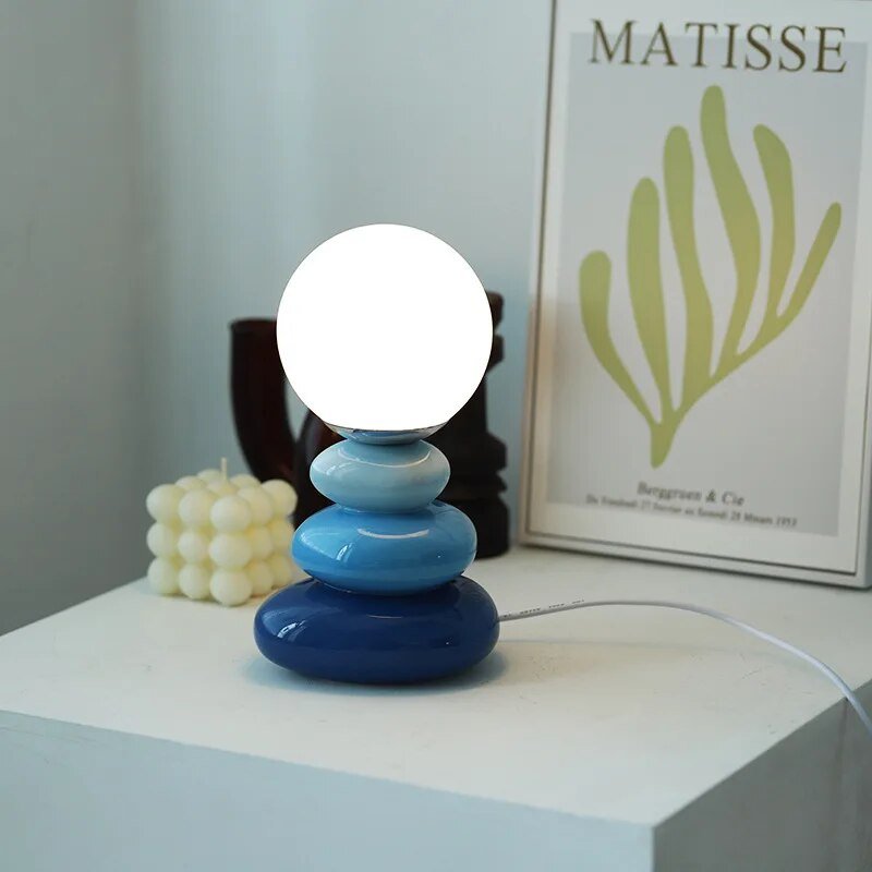 Chromivue Ceramic Table Lamp | Table Lamp | LED | glass/ceramic | 3W | Sleek Table Accent
