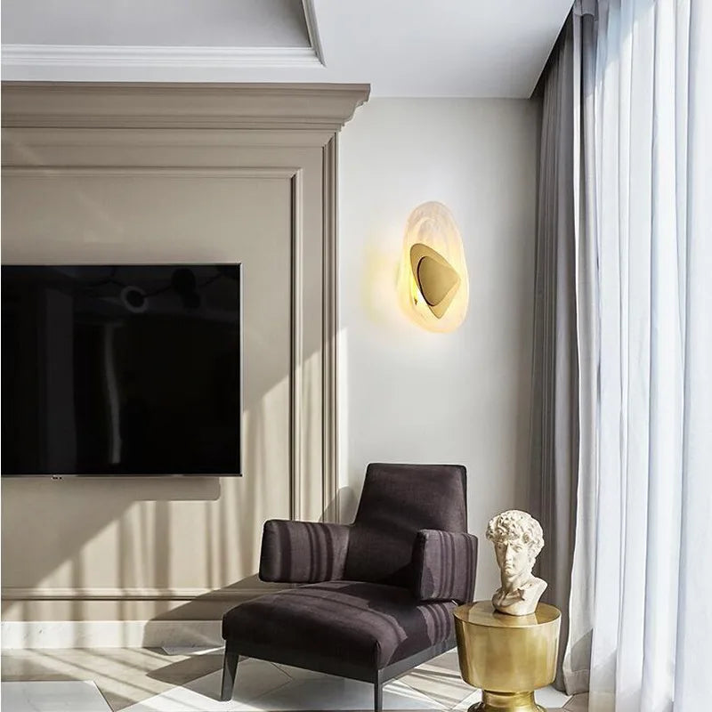 LuxeLicht Minimalist Wall Lamp | Wall Lamp | Led | glass/iron | 90V - 260V | Elegant Wall Illumination