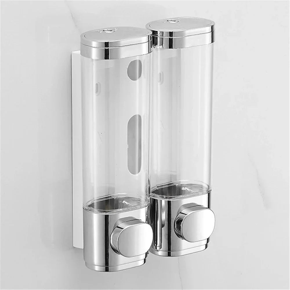 LiquidLuxe Transparent Vintage Soap Dispenser for Bathroom | Appliance | PVC | Functional Home Appliance
