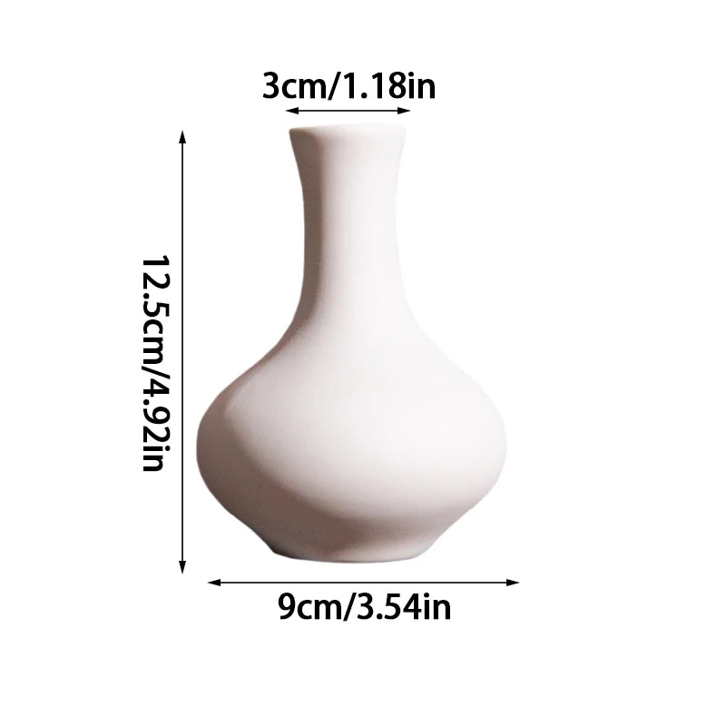 Pear-Shaped Minimalist Vase Sleek and Modern | Vase | ceramic | Elegant Home Decor