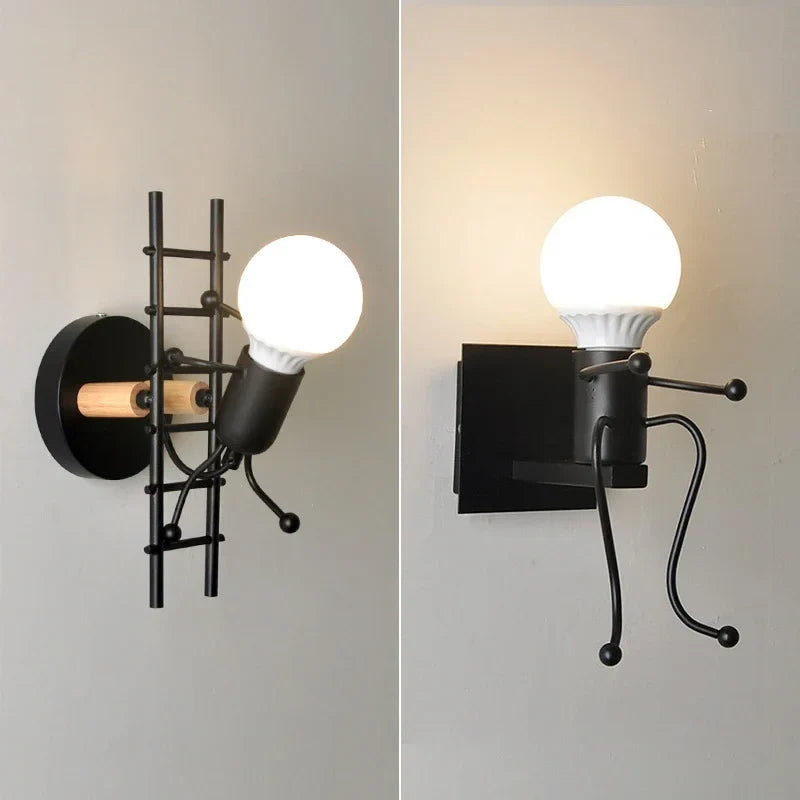 RobotLight Modern Sconce Children's Rooms | Wall Lamp | Led | metal | 85V - 265V | Elegant Wall Illumination