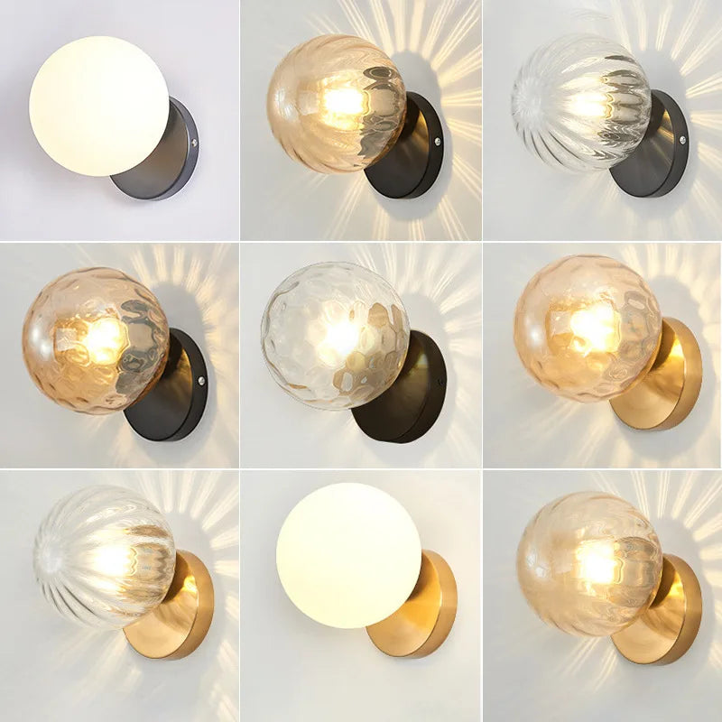 GoldLicht Modern Gold Wall Lamp | Wall Lamp | Led | glass/metal | 220V | Elegant Wall Illumination