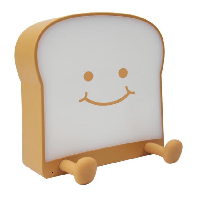 BrioToast Cute Toast Night Light, | Lighting | LED | 4000K | Silicone | Premium Lighting Solution