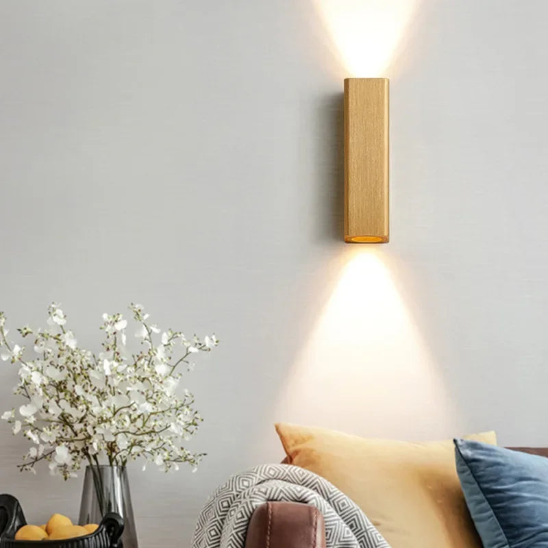 GlowLuxe Modern Wall Lamp Bedroom | Wall Lamp | Led | Aluminum/Acrylic | 85-265V | Elegant Wall Illumination