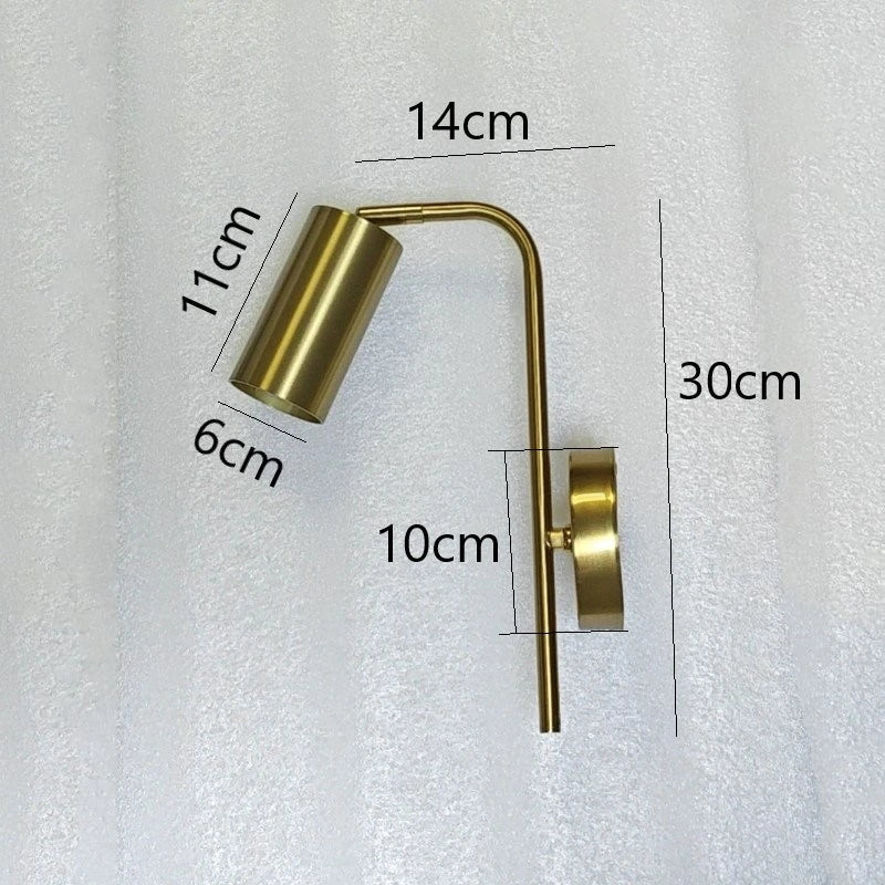 NordicLuxe Gold Wall Lamps Modern | Wall Lamp | Led | metal | 20V | Elegant Wall Illumination