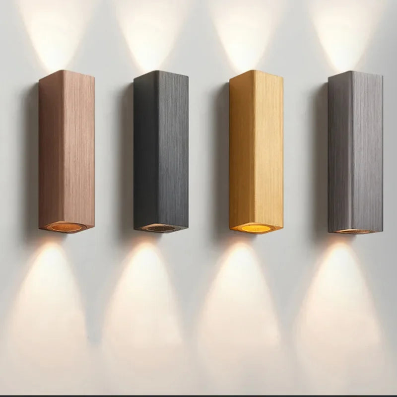 GlowLuxe Modern Wall Lamp Bedroom | Wall Lamp | Led | Aluminum/Acrylic | 85-265V | Elegant Wall Illumination