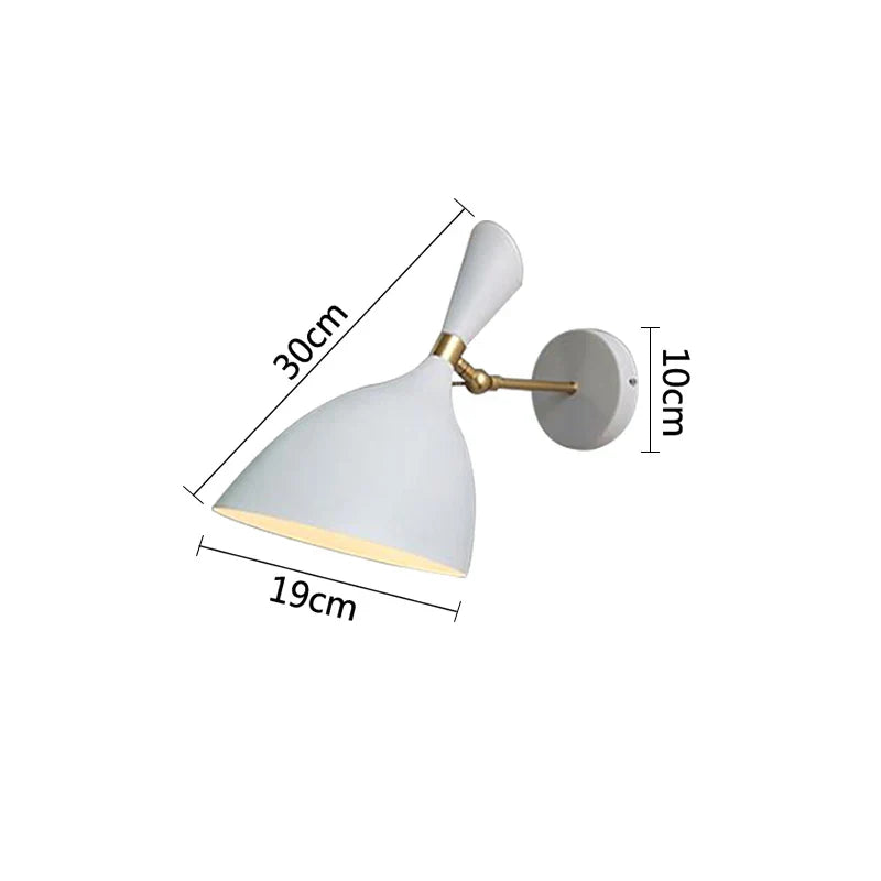 LoftLicht Bedroom Bedside Lamp Industrial | Wall Lamp | Led | iron | 85V - 265V | Elegant Wall Illumination
