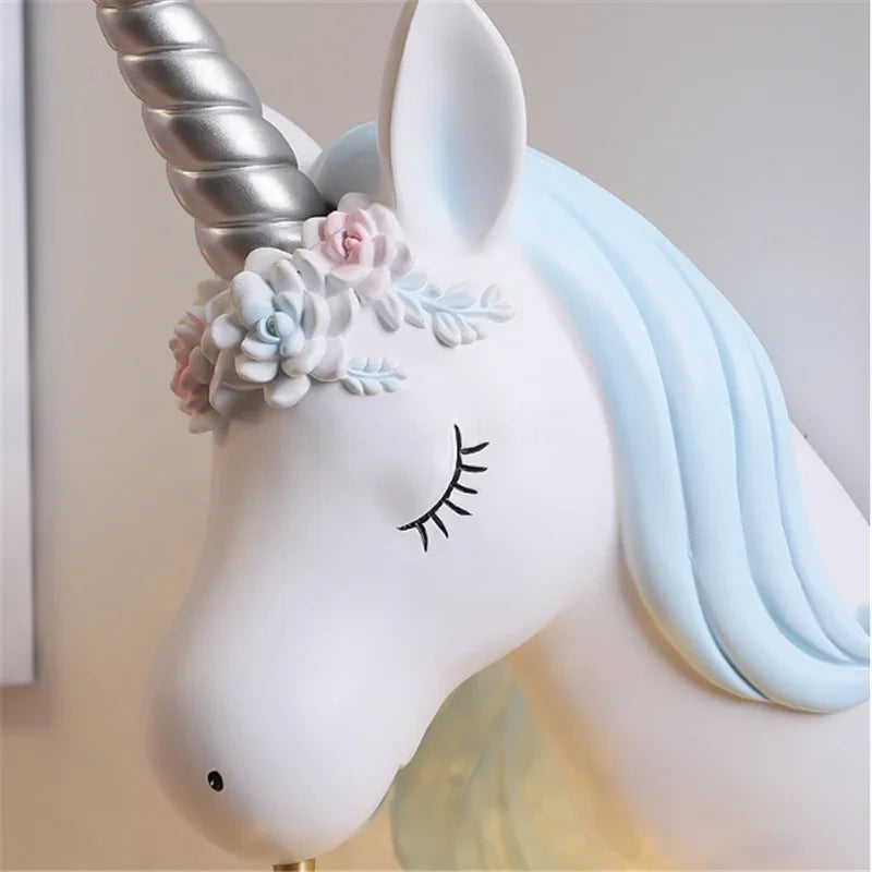 UnicornLight Children Room Wall Lamp | Wall Lamp | Metal/Plastic | 110V-22V | Elegant Wall Illumination