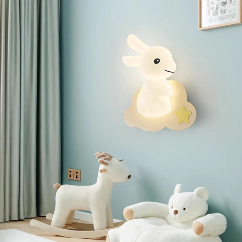 RabbitLicht Cute Rabbit Wall Lamp | Wall Lamp | Led | Warm White | iron | 24W | 110V - 220V | Elegant Wall Illumination
