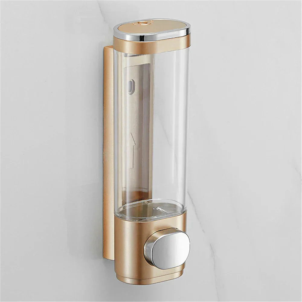 LiquidLuxe Transparent Vintage Soap Dispenser for Bathroom | Appliance | PVC | Functional Home Appliance