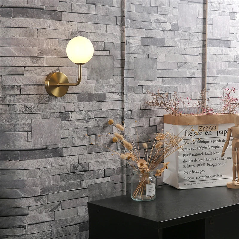 NordicLuxe Glass Wall Lamp Modern | Wall Lamp | Led | glass/metal | 90V - 260V | Elegant Wall Illumination