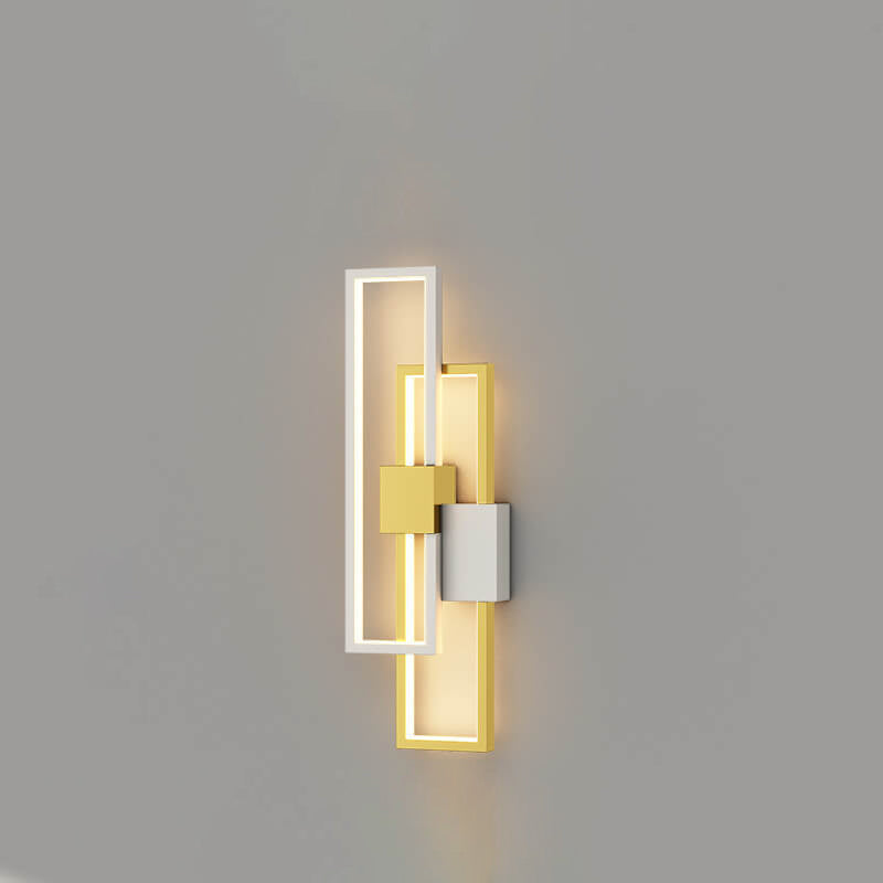 LumiSil Minimalist square frame wall | Wall Lamp | Led | iron | 6W | 220V | Elegant Wall Illumination
