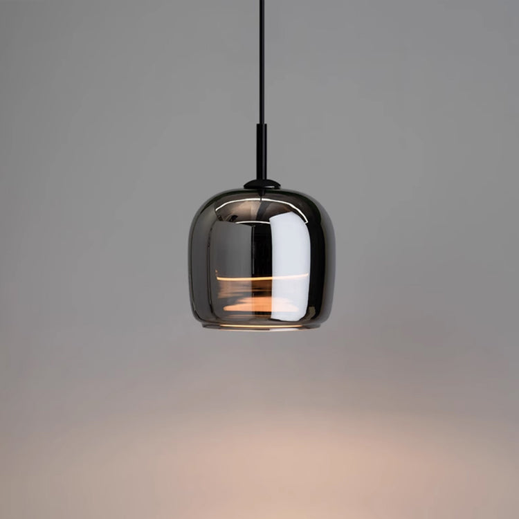 NobleShine Scandinavian black glass hanging | Lighting | LED | warm white | glass | 12W | Premium Lighting Solution