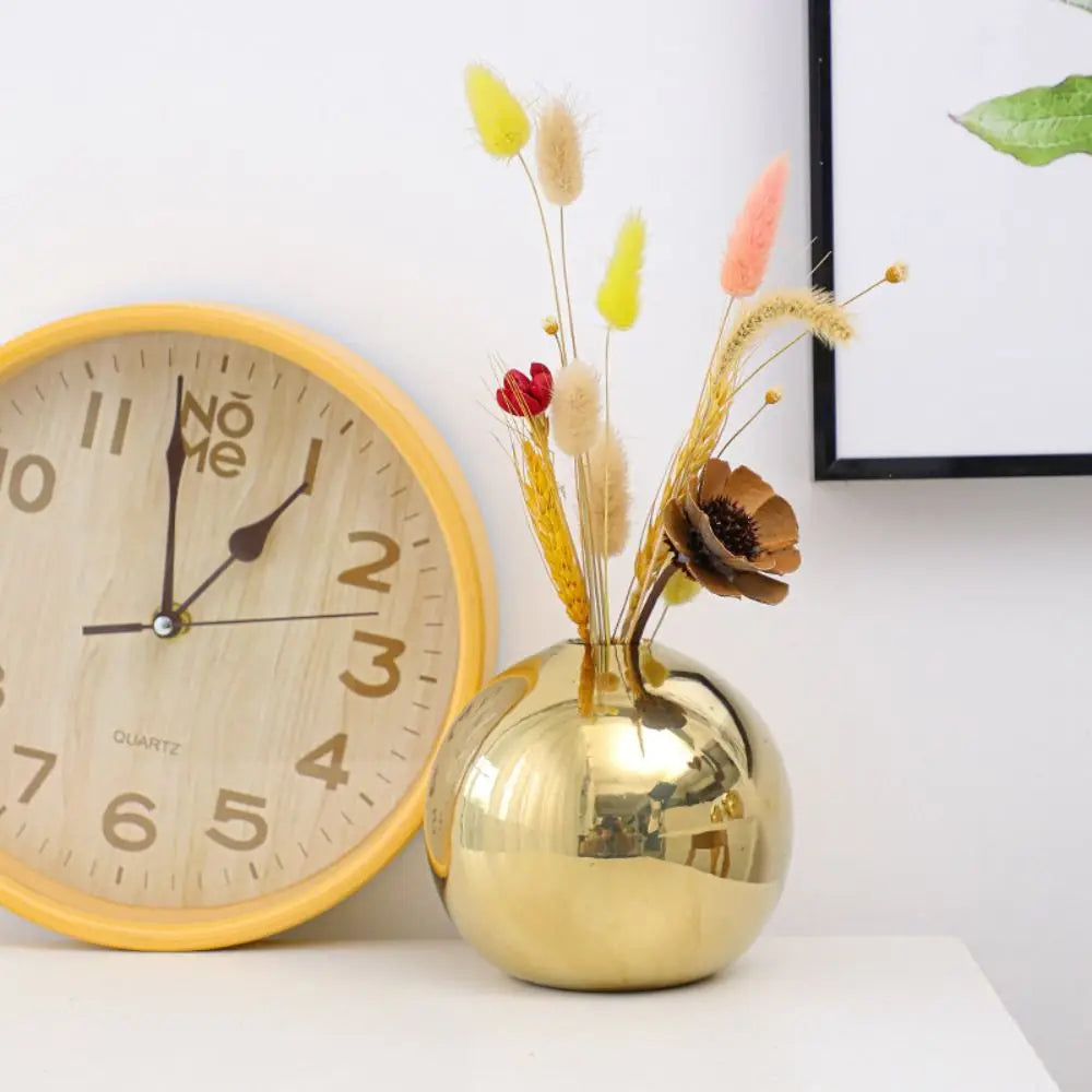 Golden Ball Ceramic Vase Ornament Hydroponic | Vase | ceramic | Elegant Home Decor