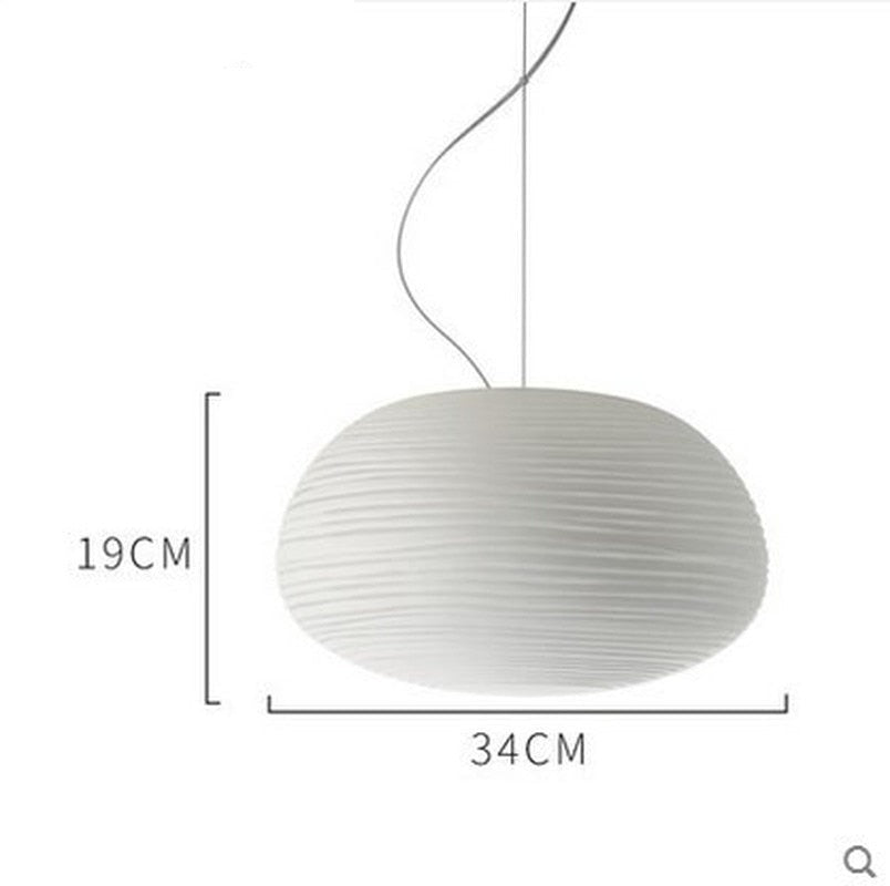 Contemporary Snow White Glass Hanging | Lighting | glass/metal | Premium Lighting Solution