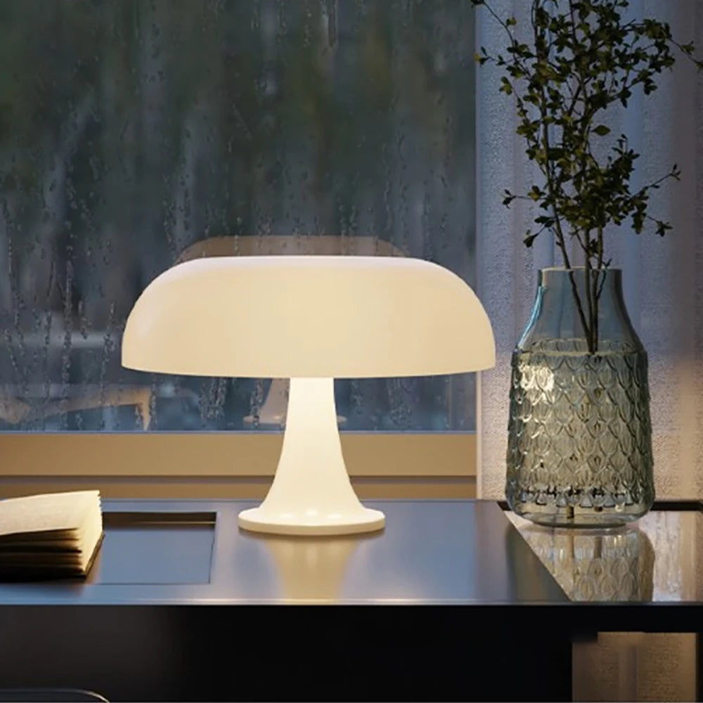 Classic Mushroom Table Lamp Modern | Wall Lamp | LED | Plastic | 5W | 5V | Elegant Wall Illumination