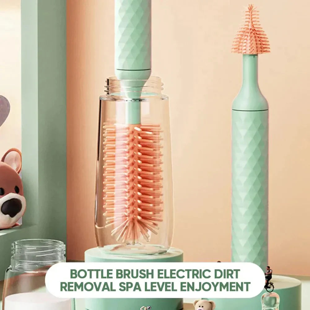 RotaBrush Electric rotating silicone bottle cleaner for | Brush | silicone | Functional Home Appliance