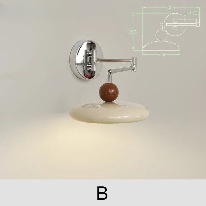 TelescopicLamp Telescopic Bedside Lamp Reading | Lighting | iron/wood | 60W | 90V - 240V | Premium Lighting Solution