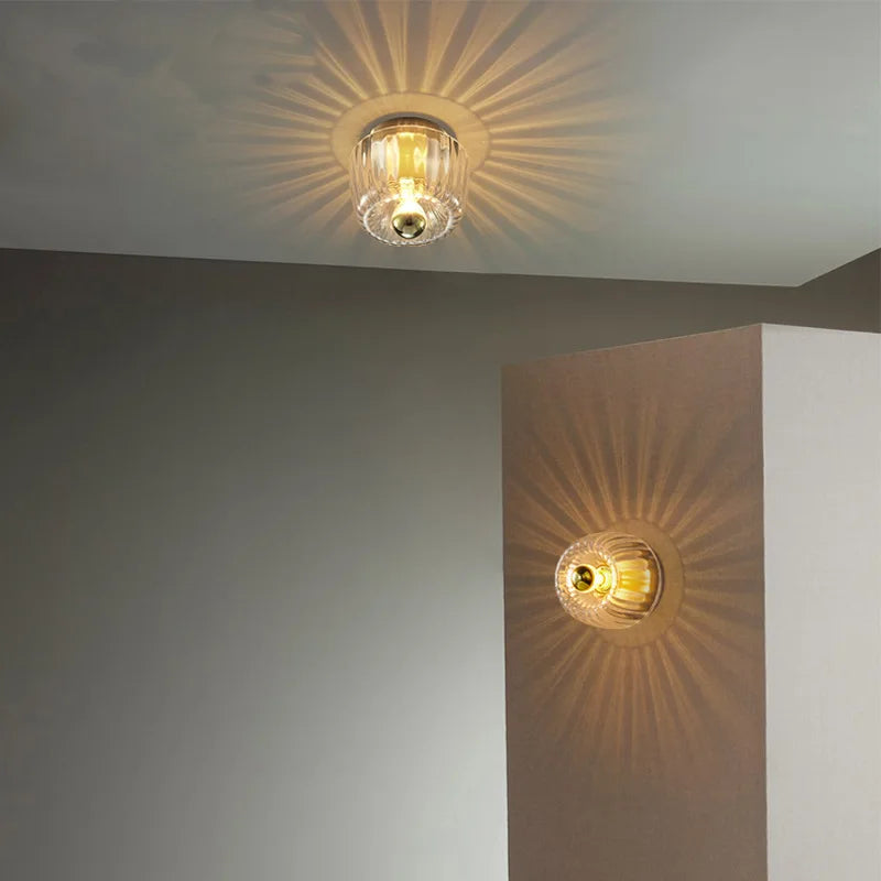BauhausLicht Glass Wall Lamp | Wall Lamp | Led | Metal/Glass | 90V-260V | Elegant Wall Illumination