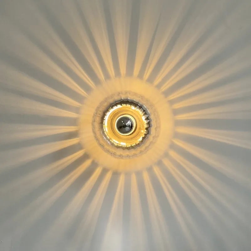 BauhausLicht Glass Wall Lamp | Wall Lamp | Led | Metal/Glass | 90V-260V | Elegant Wall Illumination