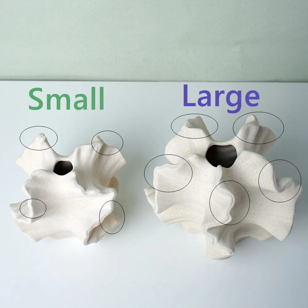Vase Coral | Decorative Item | Elegant Home Decor