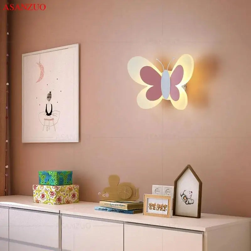 ButterflyGlow Acrylic Butterfly Wall Lamp | Wall Lamp | Led | metal | 85V - 265V | Elegant Wall Illumination