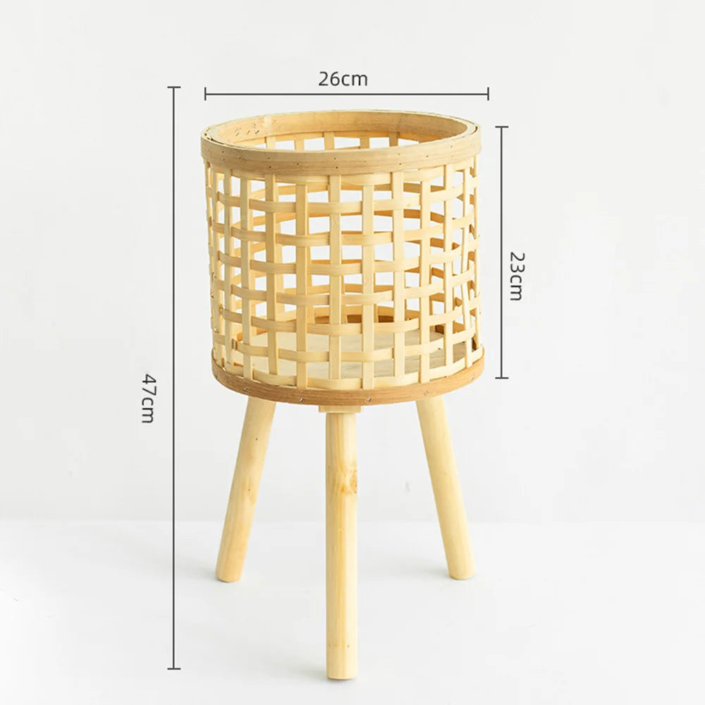 Nordic Pastoral Handmade Braid Rattan Bamboo | Decorative Item | straw | Elegant Home Decor