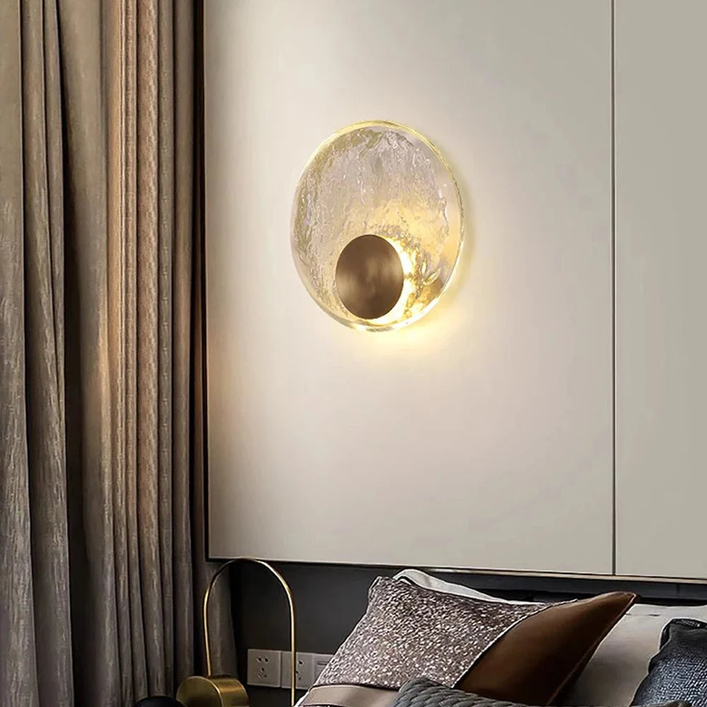 CrystalLicht Modern Crystal Wall Lamp | Wall Lamp | Led | copper | 90V - 260V | Elegant Wall Illumination
