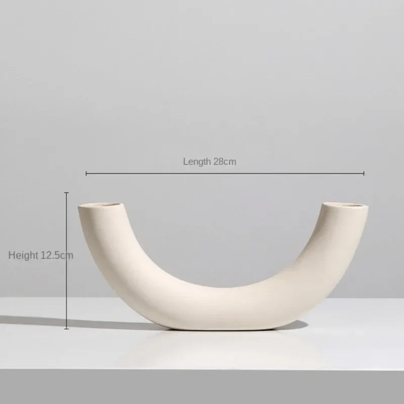 Modern Simple Ceramic Art Vase Dried | Vase | ceramic | Elegant Home Decor