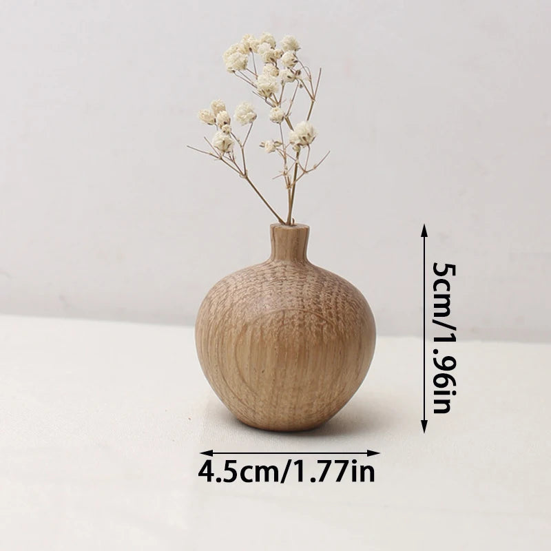 Wood Decorative Plant Pots Dry Flower | Vase | wood | Elegant Home Decor