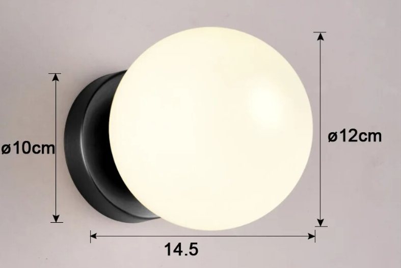 LuxAura Stylish Wall Lamp Interior | Wall Lamp | Led | Neutral White | metal/plastic | 9W | 220V | Elegant Wall Illumination