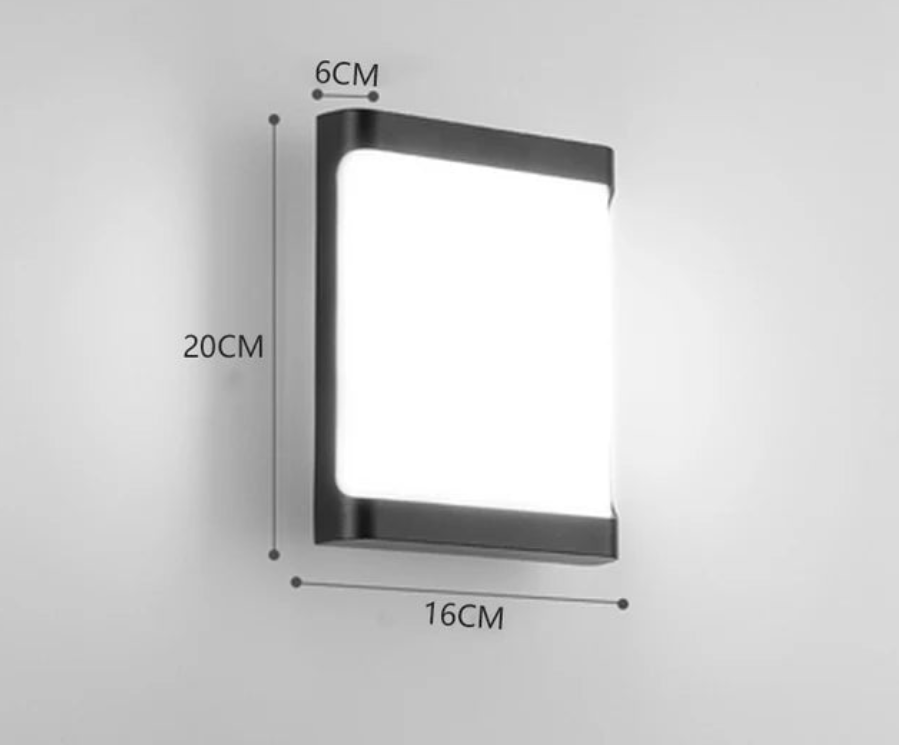 AquaRay Outdoor Wall Lamp | Wall Lamp | LED | plastic | 85-265V | Elegant Wall Illumination