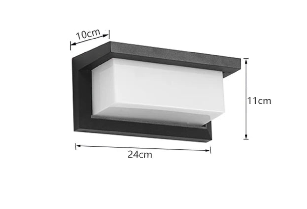 AquaRay Outdoor Wall Lamp | Wall Lamp | LED | plastic | 85-265V | Elegant Wall Illumination