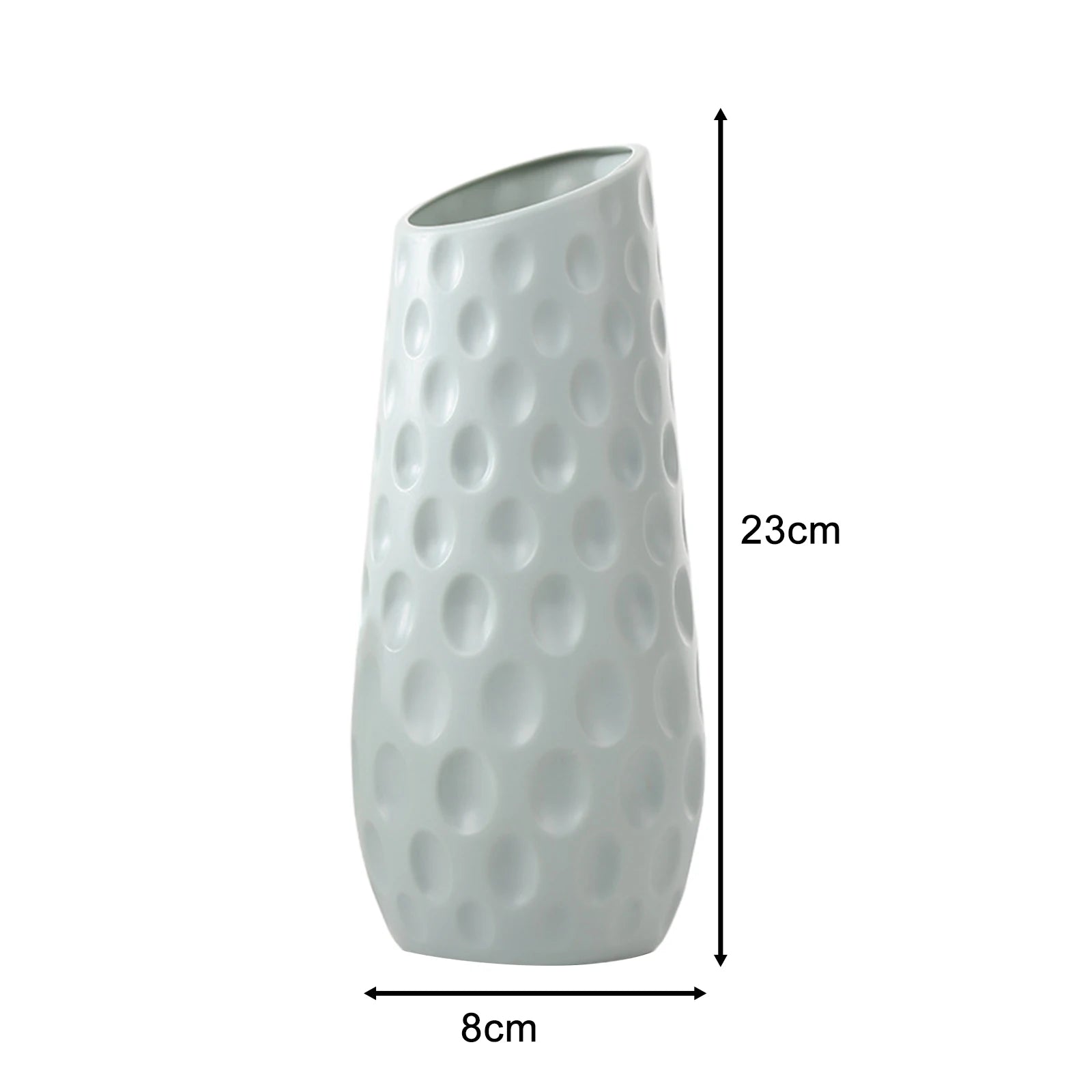 Contemporary Dotted Blue Vase Modern Home | Vase | Elegant Home Decor