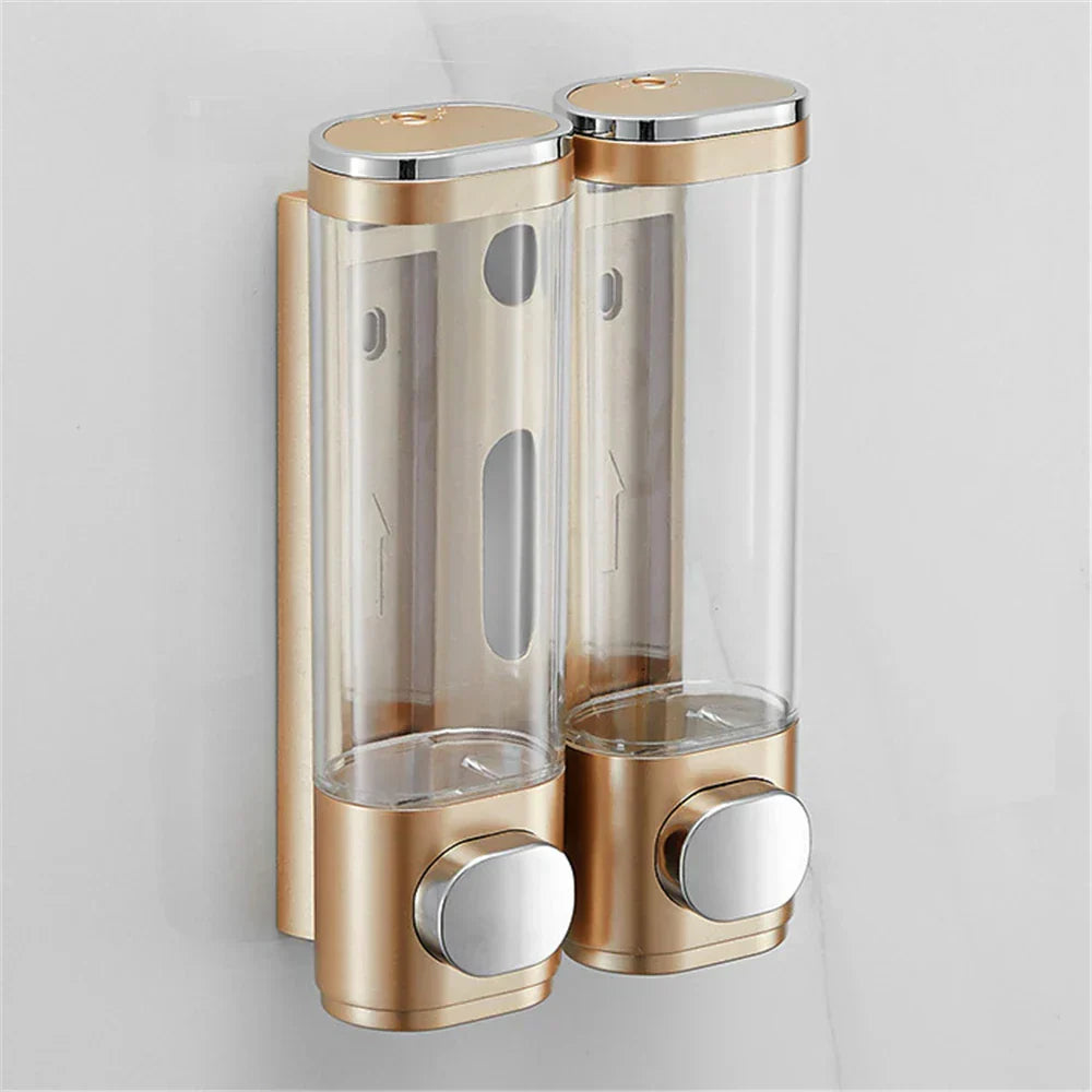 LiquidLuxe Transparent Vintage Soap Dispenser for Bathroom | Appliance | PVC | Functional Home Appliance
