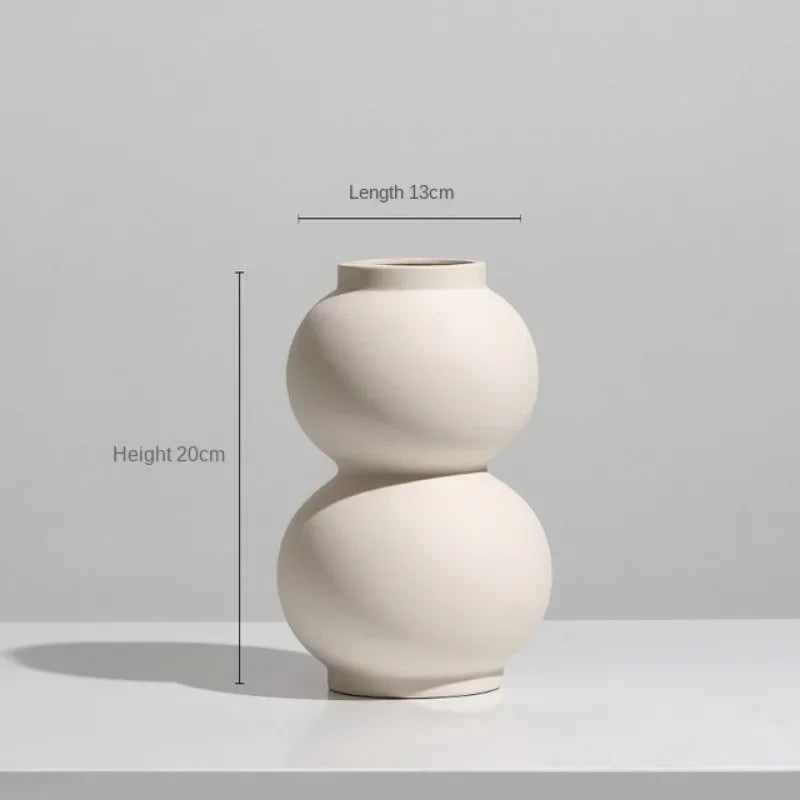Modern Simple Ceramic Art Vase Dried | Vase | ceramic | Elegant Home Decor