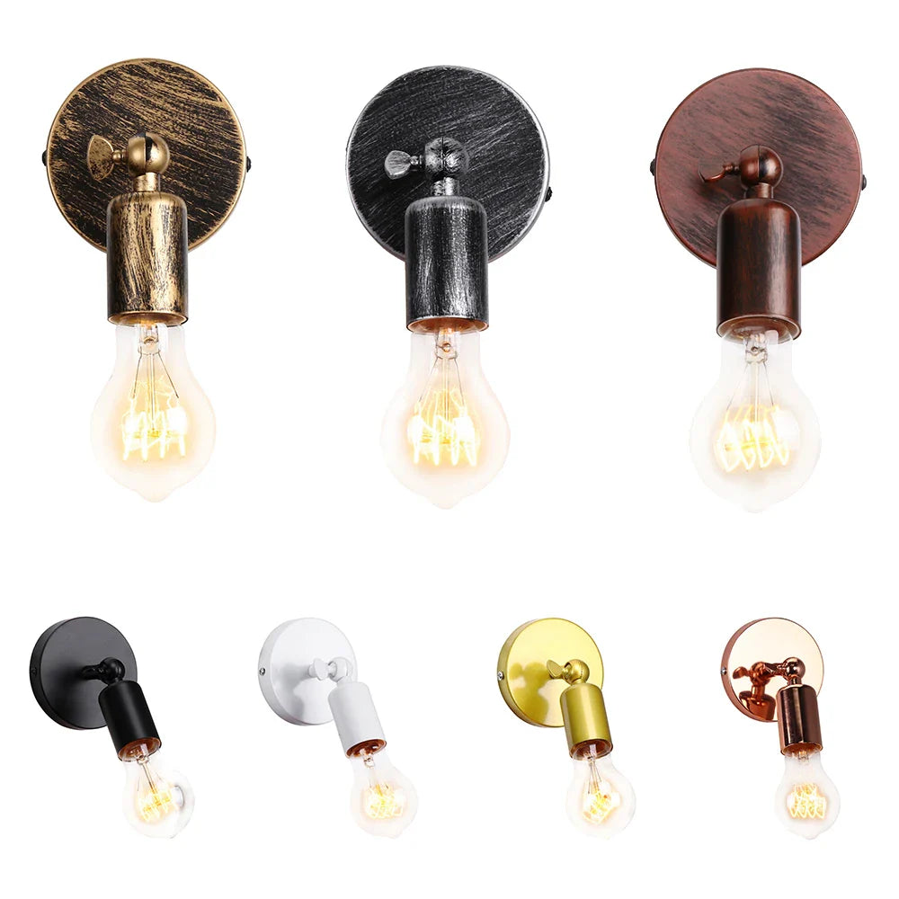 IndustrialBronze Adjustable Retro Wall Lamp | Wall Lamp | iron/metal | 60W | 90V - 240V | Elegant Wall Illumination