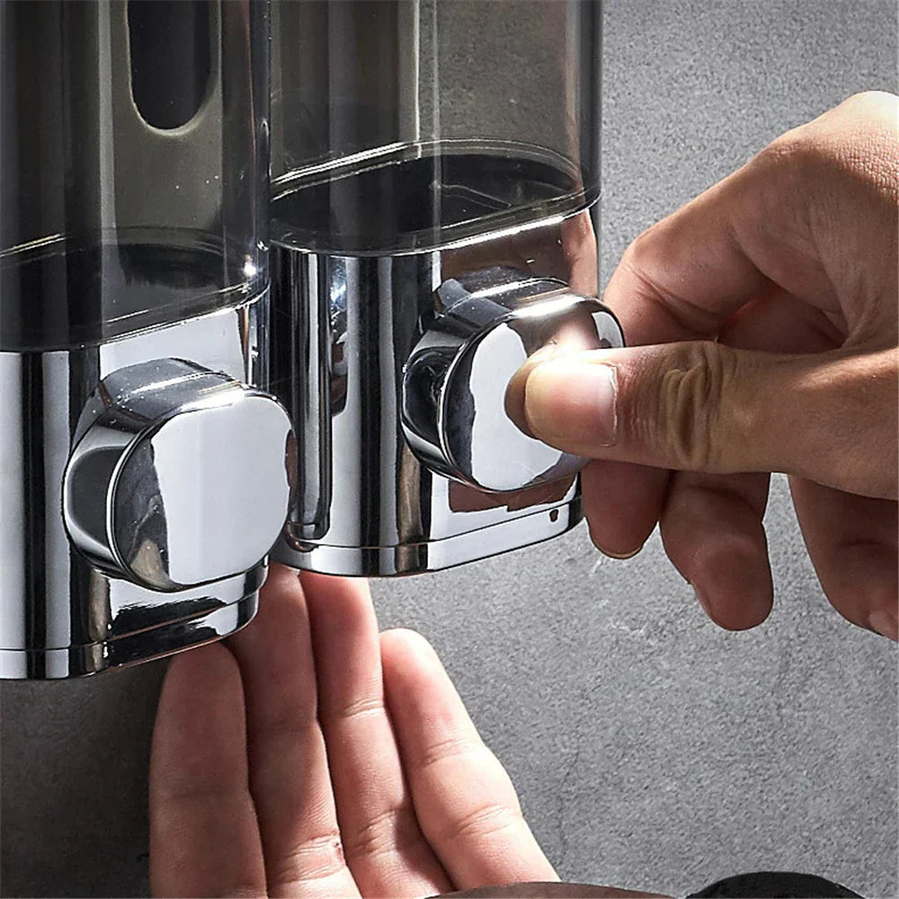 LiquidLuxe Transparent Vintage Soap Dispenser for Bathroom | Appliance | PVC | Functional Home Appliance