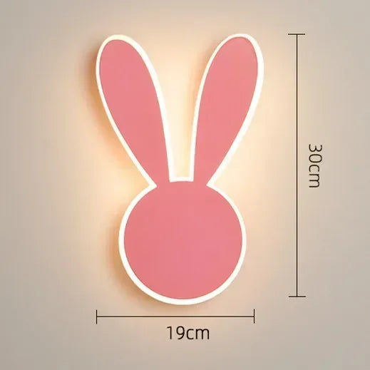 PinkRabbit Children's Room Wall Lamp | Wall Lamp | Led | Warm White | metal | 18W | 220V - 240V | Elegant Wall Illumination