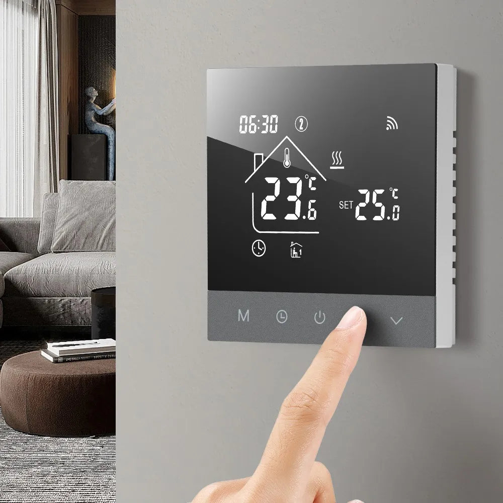 Beok Tuya Wifi Temperature Controller 220V Gas Bolier Touch Screen Thermostat | Thermostats | PC, ABS, Glass | 220V